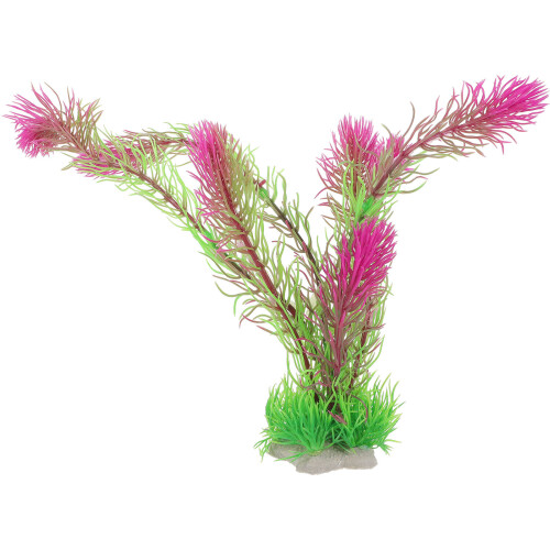 4 Peças Decoração Grama Aquática Artificial Plástico Simulação 1