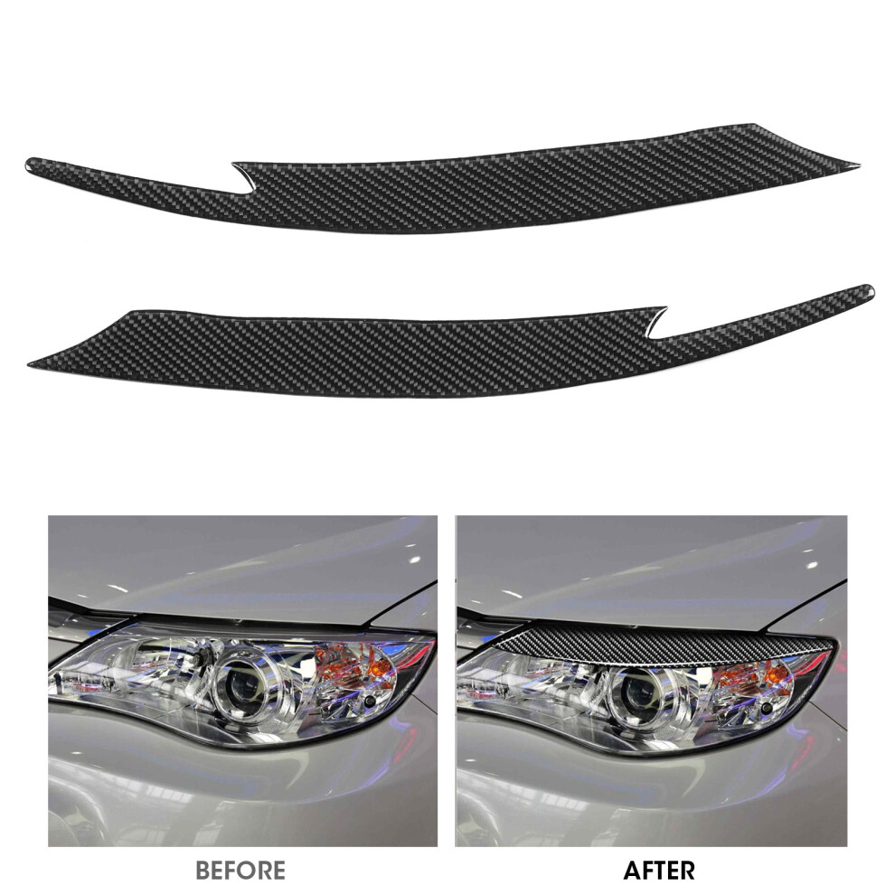 Carbon Fiber Eyelids Decal for Subaru Impreza WRX STI