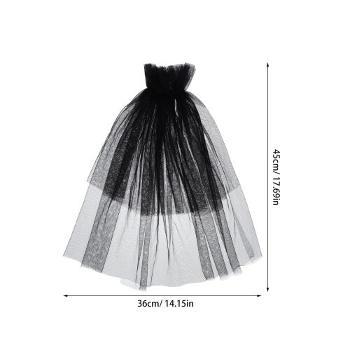 Um Par De Pretas Tule Transparente Para De 2