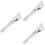 3Pcs Gravata Masculina Com Clip Para 6