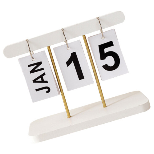 3Pcs Calendário De Calendário Virar Para 1