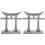2 Unidades Torii Paisagem Miniatura 2