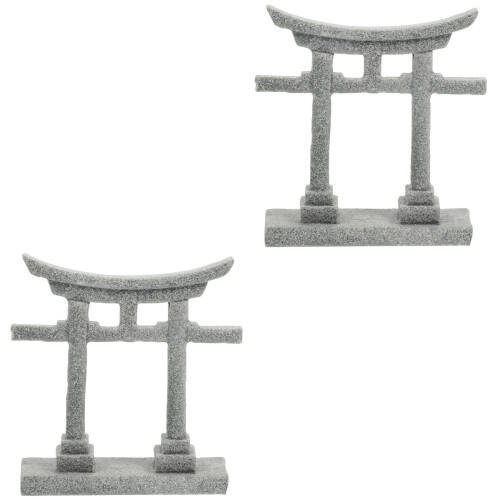 2 Unidades Torii Paisagem Miniatura 2
