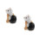 2Pcs -Lápis Mini Pelúcia Decoração Suporte Canetas 8