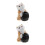 2Pcs -Lápis Mini Pelúcia Decoração Suporte Canetas 4