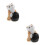 2Pcs -Lápis Mini Pelúcia Decoração Suporte Canetas 7