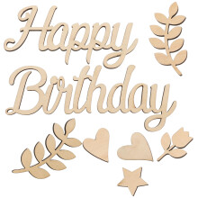 Conjunto De Enfeite De Happy Birthday Decoração