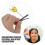 3 Pares De Presilhas Infantil Com De 8