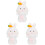 3Pcs Decoração De Bolo Com Animais Miniatura Para Cupcake 4
