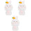 3Pcs Decoração De Bolo Com Animais Miniatura Para Cupcake 5