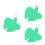 3Pcs 3D Para Betta, De Descanso E 4