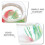 3Pcs Miniatura Com Koi Plástico Transparente 6