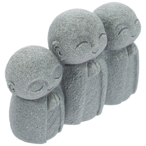 2Pcs Estátua Buda Escultura