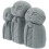 2Pcs Estátua Buda Escultura 2