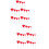 40 Unidades Decorativas De Para Cupcake Topper 9