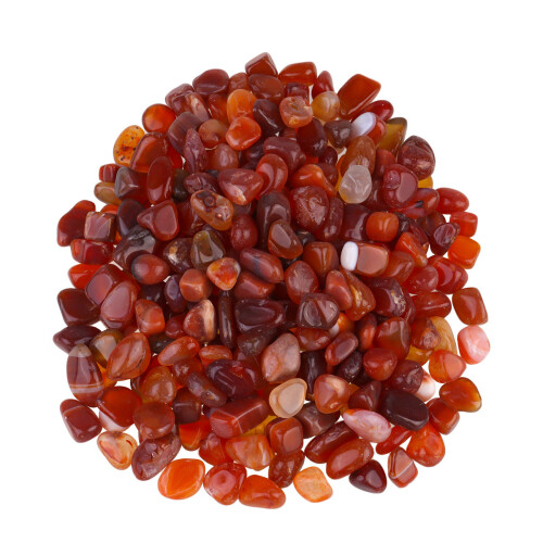 De 500G Decorativas Para (Seixos Vermelhos)