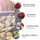 De 500G Decorativas Para (Seixos Vermelhos) 9