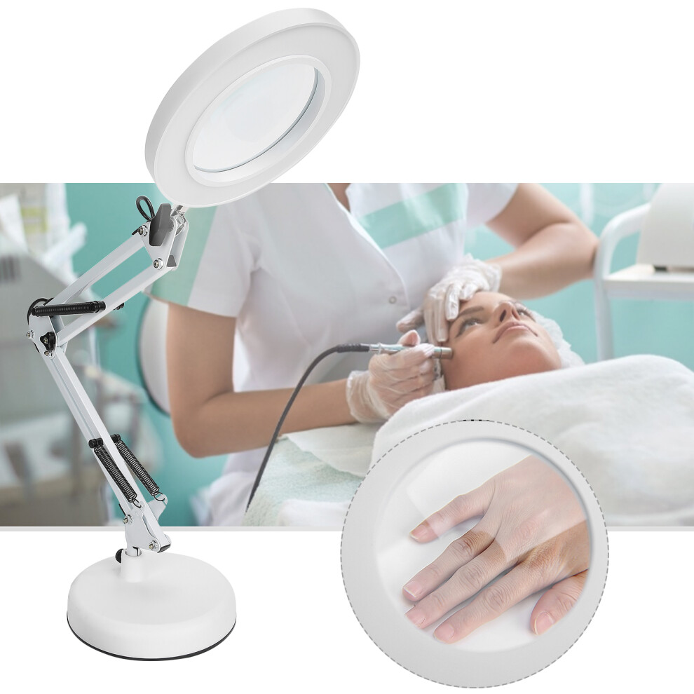 5X Magnifying Lamp LED USB 7W, 3000-6500K, Adjustable Brightness