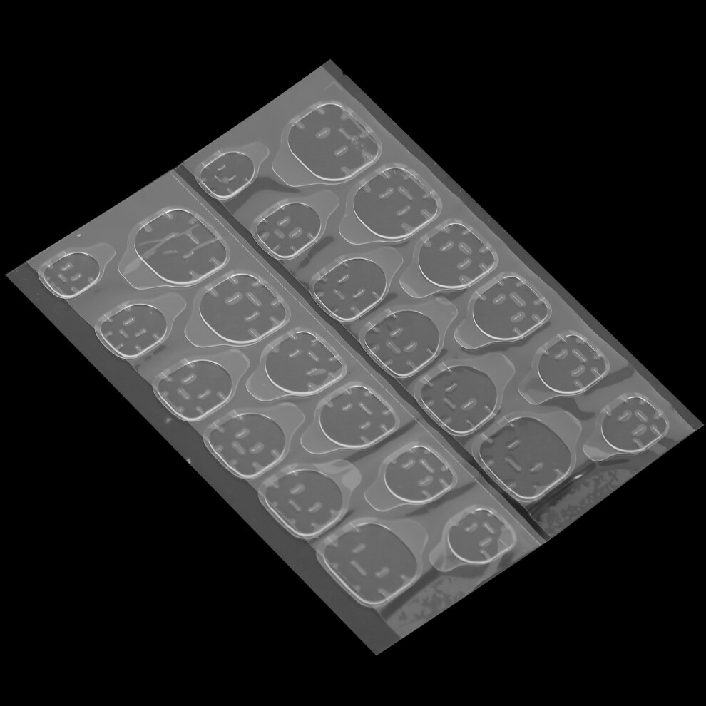 50 Sheets Waterproof Clear Double-Sided Fake Nail Adhesive Tabs Gel Nail Tape
