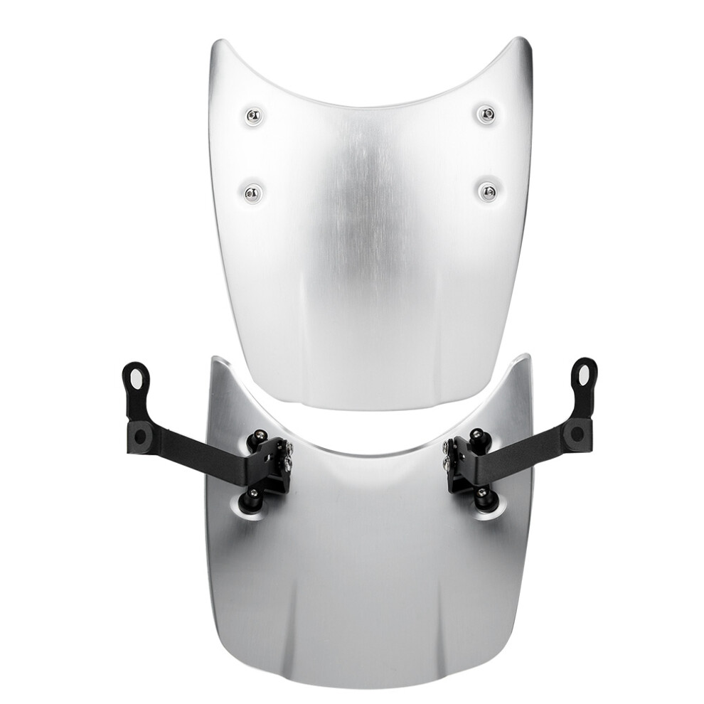 Bmw R Nine T Motorcycle Windshield Aluminum Touring Screen Silver 7661359842265
