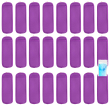 Capa protetora anticongelante para formas de picolé infantis, mantém os picolés gelados e as mãos aquecidas, perfeita para festas de verão,
