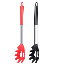Forchetta per pasta in silicone, resistente al calore fino a 230 C, antiaderente, lavabile in lavastoviglie, cucchiaio per pasta in silicone