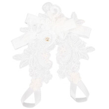 4Paren Enkelbanden Witte Kanten Sieraden Bruid Strand Decor