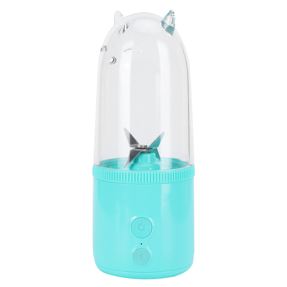 500ML USB Rechargeable Small Blender, Blue, 22x8.2cm-image-OPC-PMVZX5H-NEW