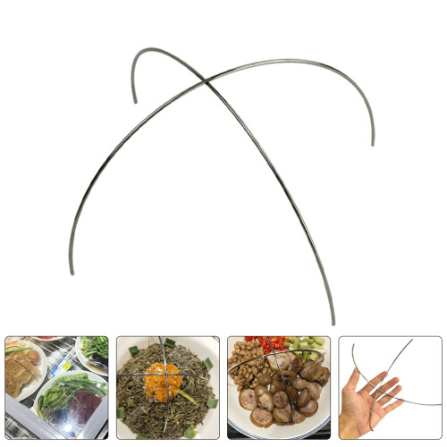5 Pièces Support Acier Inoxydable Pour Film Assiettes 2