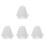 4Pièces Voile Court Perlée Élégant Accessoire Tête 2