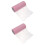 2Rolls Pink Lightweight Polyester Tulle Ribbon for Handmade Gift Bows 7