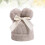 Cappello A Per Con E All'uncinetto Beige 7