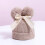 Cappello A Per Con E All'uncinetto Beige 11