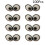 100 Pezzi Occhi Sicurezza In 17X29Mm Per Animali 2