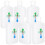 12 Pezzi Bottiglie Vuote Santa Con 3