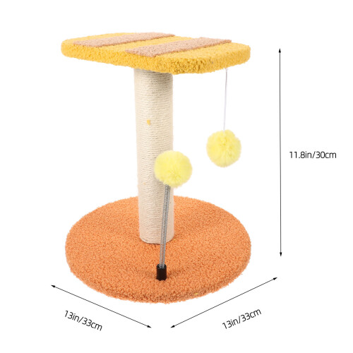 Cat Scratcher Post Per Graffiare In Sisal Con Giochi 1