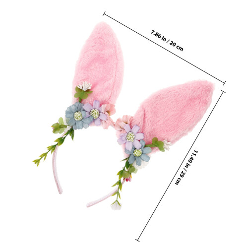Fascia Orecchie Coniglio Per Costume Cosplay 1