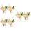 6 Pezzi Boutonniere Sposa per Festa 9