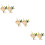 6 Pezzi Boutonniere Sposa per Festa 11