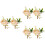 6 Pezzi Boutonniere Sposa per Festa 8