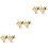 6 Pezzi Boutonniere Sposa per Festa 7