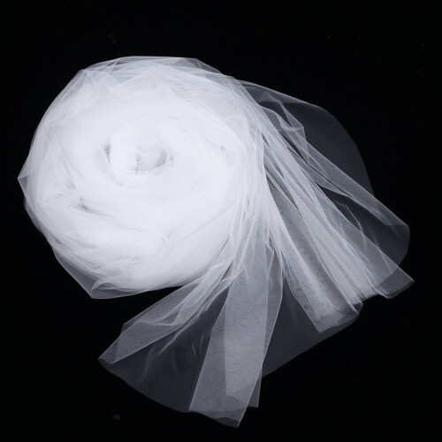 Lungo Velocino Sposa Con Pettine 30 Cm 2