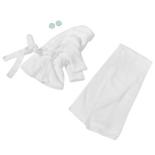 Set Accappatoio Neonato Decorativo Per Fotografie Imbottito