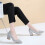 Scarpe Spesso Punta Stretta Sposa E 8