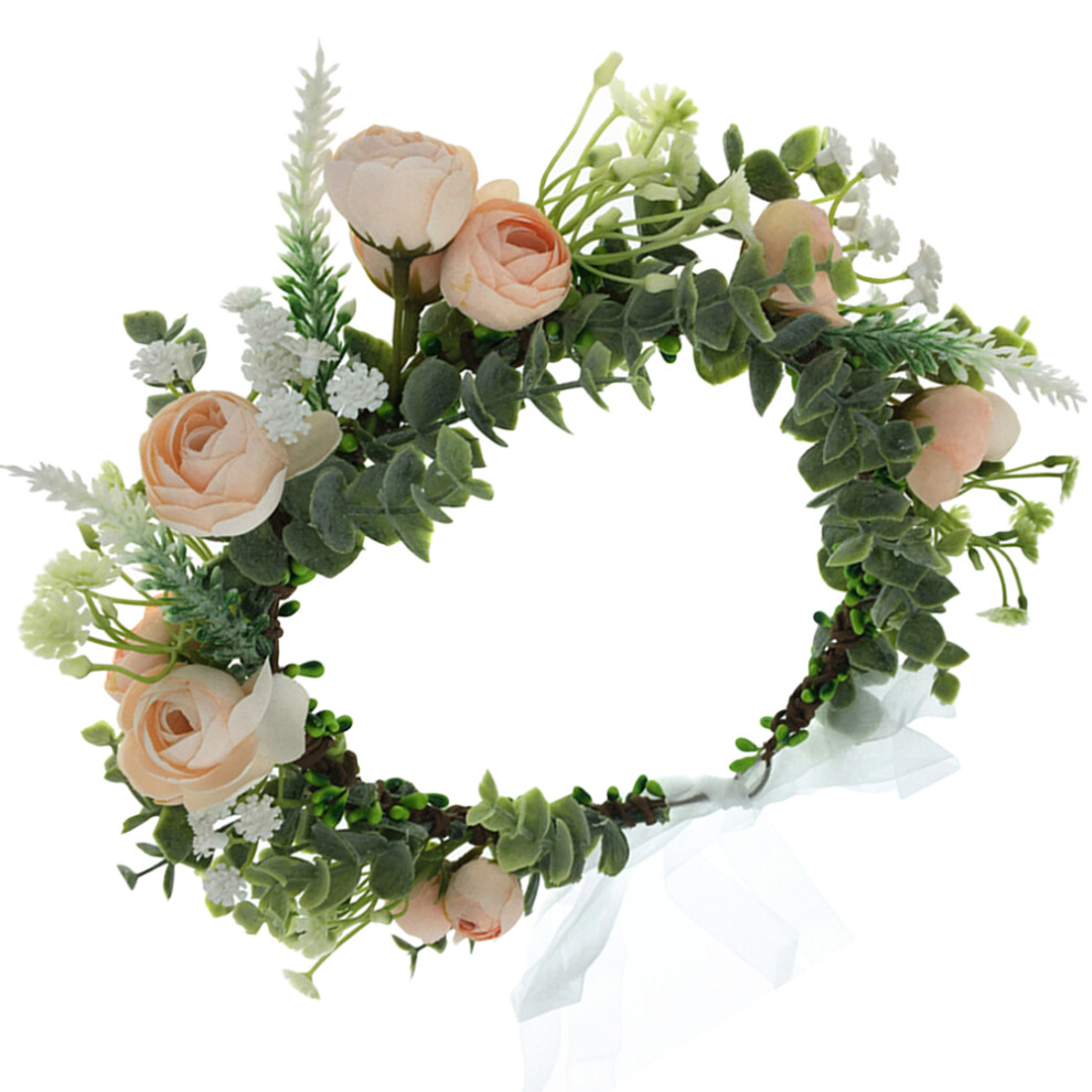 1 Pezzo Ghirlanda Tessuto Sposa Accessorio Matrimonio-image