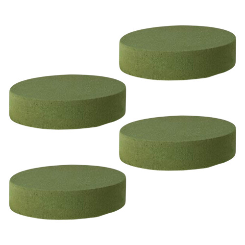 8 Pezzi Rotondi Verde Per 1