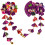 4Pz Clip Viola Con Fan E Stile 11