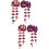 4Pz Clip Viola Con Fan E Stile 8