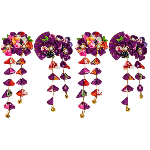 4Pz Clip Viola Con Fan E Stile 2