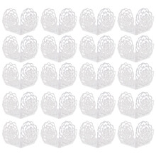 100Pz Vassoi Bianco Per Design